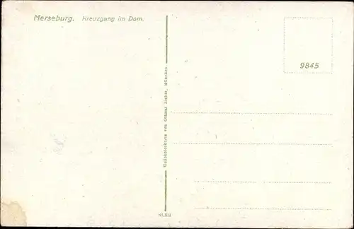 Ak Merseburg an der Saale, Kreuzgang im Dom