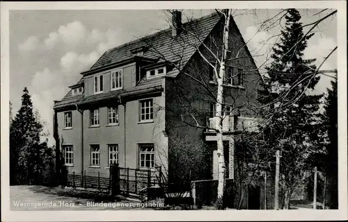 Ak Wernigerode im Harz, Blindengenesungsheim