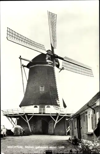 Ak Wachtum Coevorden Drenthe, Molen