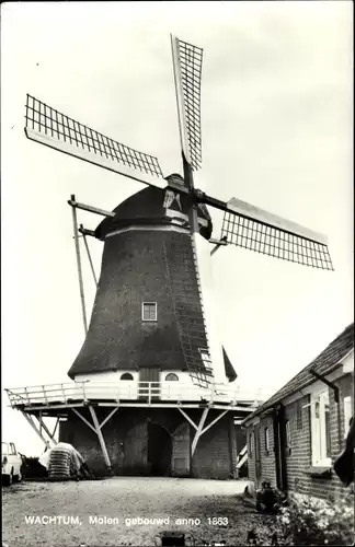 Ak Wachtum Coevorden Drenthe, Molen