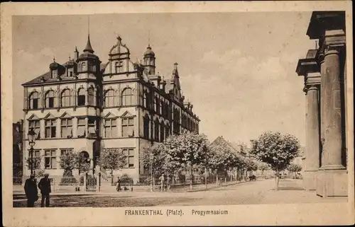 Ak Frankenthal in der Pfalz, Progymnasium