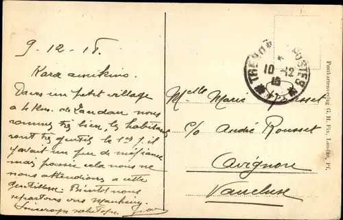 Ak Landau in der Pfalz, Reiterstraße, Geschäfte, Synagoge im Hintergrund