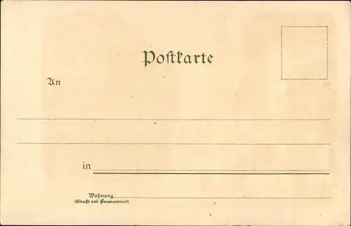 Künstler Litho Marcks, G., Erfurt in Thüringen, Die Marktstraße, Kaufhaus zum Rothen Hirsch