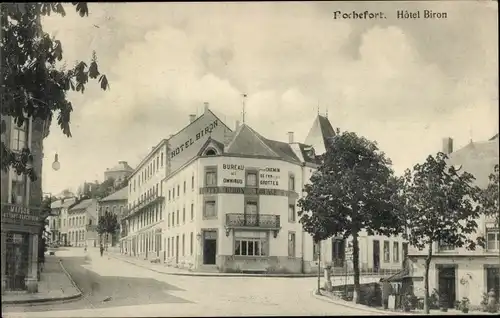 Ak Rochefort Wallonien Namur, Hotel Biron