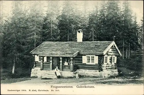 Ak Norwegen, Frognersaeteren, Gulsvikstuen