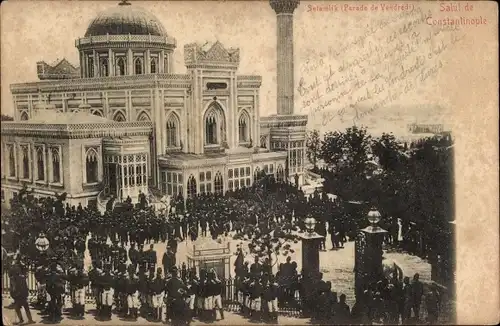 Ak Konstantinopel Istanbul Türkei, Selamlik, Parade de Vendredi