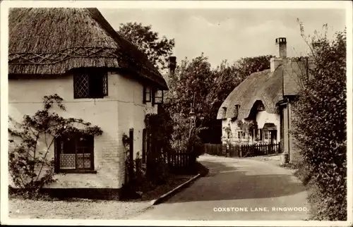 Ak Ringwood Hampshire England, Coxstone Lane