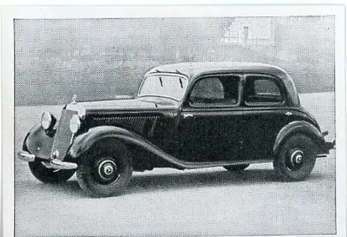 Sammelbild Das Kraftfahrzeug Serie B Gruppe 1, Mercedes Benz 170 V 170 D, Wistü Sammelbild Nr. 32