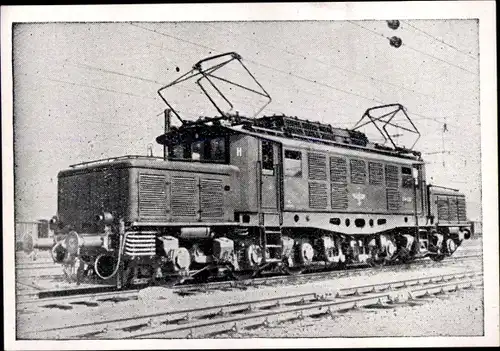 Sammelbild Deutsche Lokomotiven, Gruppe E Bild 456, Elektr. Güterzuglokomotive, E 94