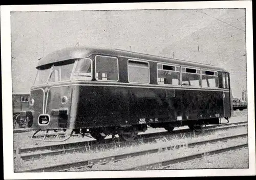 Sammelbild Deutsche Lokomotiven, Gruppe C Bild 506, dieselmechan. Triebwagen, VT 95, C