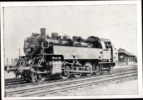 Sammelbild Deutsche Lokomotiven, Gruppe Gt Bild 307, Güterzug Tenderlokomotive, Gt 46.15