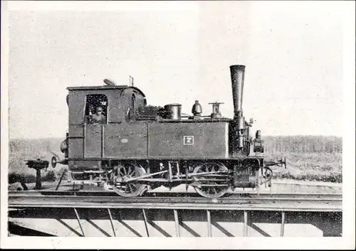 Sammelbild Deutsche Lokomotiven, Gruppe P Bild 159, Tenderlokomotive, Franzburger Südbahn