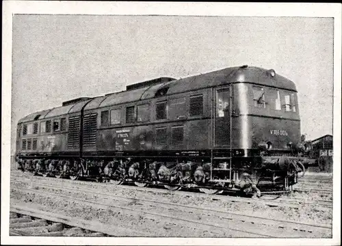 Sammelbild Deutsche Lokomotiven, Gruppe G Bild 258, Dieselelktrische Güterzuglokomotive, G 88.18