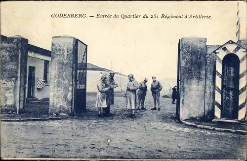 Ak Bonn Bad Godesberg, Entrée du Quartier du 25e Régiment d'Artillerie