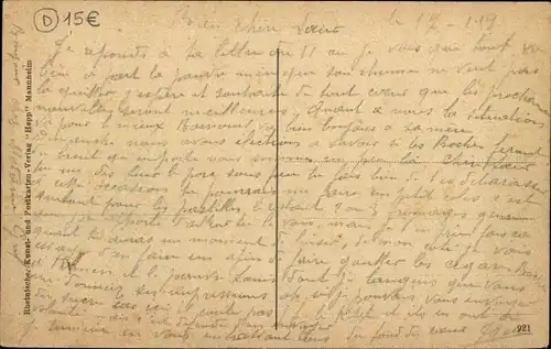 Ak Ludwigshafen am Rhein, Prinzregentenstraße, Straßenbahn