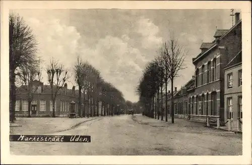 Ak Uden Nordbrabant, Marktstraat