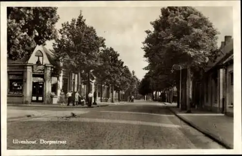 Ak Ulvenhout Nordbrabant Niederlande, Dorpsstraat