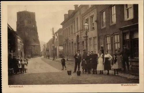 Ak Woudrichem Nordbrabant, Kerkstraat