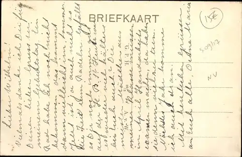 Ak Woudrichem Nordbrabant, Hoogstraat