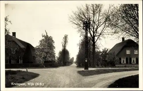 Ak Wijk en Aalburg Nordbrabant, Kruispunt