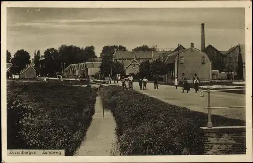 Ak Zevenbergen Nordbrabant, Zandweg