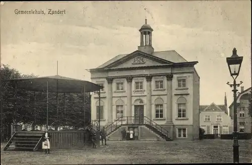 Ak Zundert Nordbrabant Niederlande, Gemeentehuis