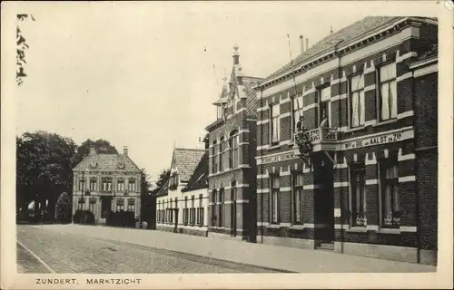 Ak Zundert Nordbrabant Niederlande, Marktzicht