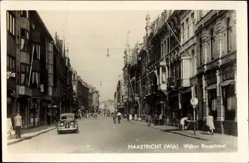 Ak Wijk Maastricht Limburg Niederlande, Wijker Brugstraat
