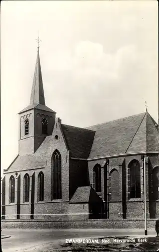 Ak Zwammerdam Südholland, Ned. Hervormde Kerk