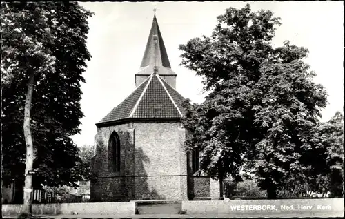 Ak Westerbork Drenthe Niederlande, Ned. Herv. Kerk