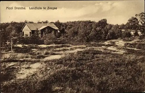 Ak Zeegse Drenthe, Landhuis