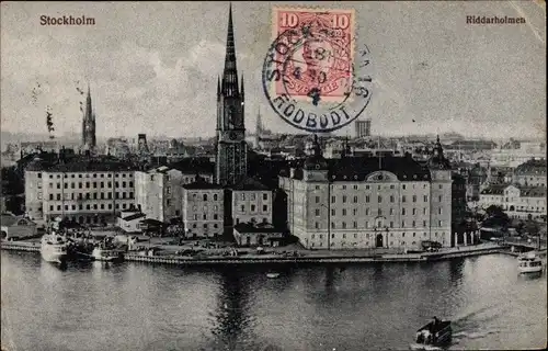 Ak Stockholm Schweden, Riddarholmen
