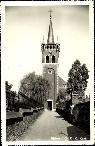 Ak Elsloo Limburg Niederlande, R. K. Kerk