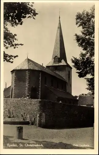 Ak Eysden Eijsden Margraten Limburg Niederlande, St. Christinakerk