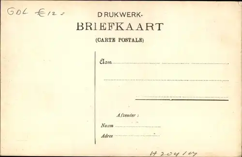 Ak Heerde Gelderland Niederlande, Dorpsweg