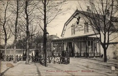 Ak Heelsum Gelderland Niederlande, Pension Hotel Schoonoord