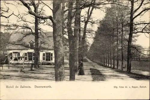 Ak Doorwerth Gelderland, Hotel de Zalmen
