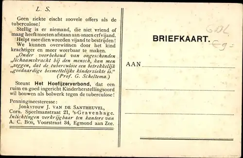 Künstler Ak Nunspeet Gelderland, Herstellingsoord van het Centraal Genootschap