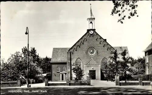 Ak Hierden Gelderland, Ned. Herv. Kerk