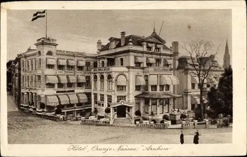 Ak Arnhem Gelderland Niederlande, Hotel Oranje Nassau