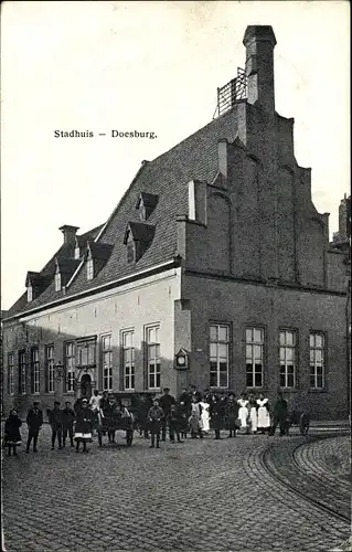 Ak Doesburg Gelderland, Stadthuis