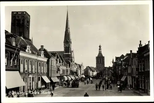 Ak Culemborg Gelderland, Grote Markt
