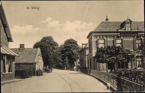 Ak De Steeg Rheden Gelderland, Straßenansicht