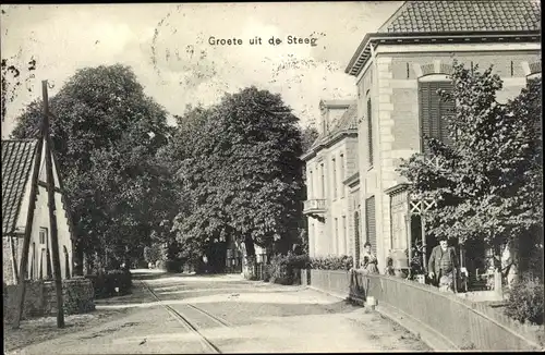 Ak De Steeg Rheden Gelderland, Straßenansicht