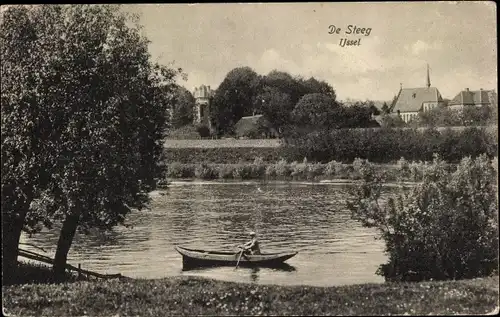 Ak De Steeg Rheden Gelderland, Ijssel, Ruderboot