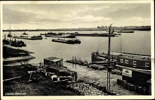 Ak Lobith Rijnwaarden Gelderland, Rijnzicht