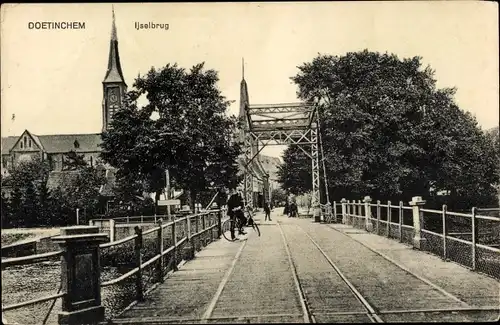 Ak Doetinchem Gelderland, Ijselbrug