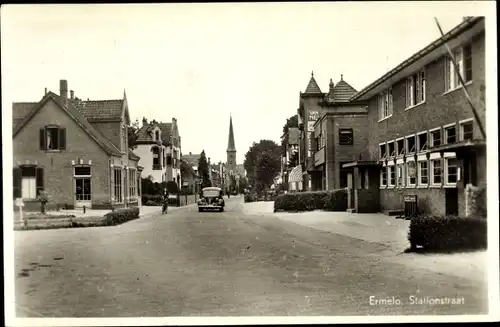 Ak Ermelo Gelderland, Stationstraat