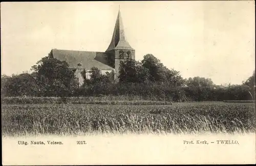 Ak Twello Voorst Gelderland, Prot. Kerk