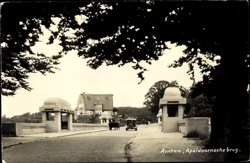 Ak Arnhem Gelderland Niederlande, Apeldoornsche Brug